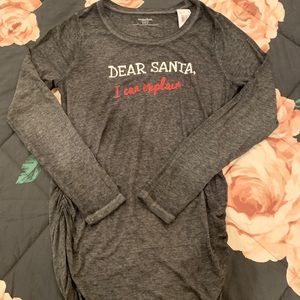 Dear Santa Maternity T-shirt